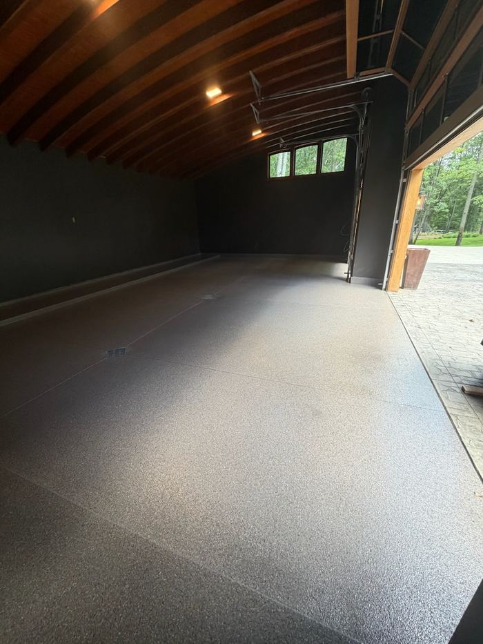 Showroom garage · high gloss — Signature Finishes concrete coating